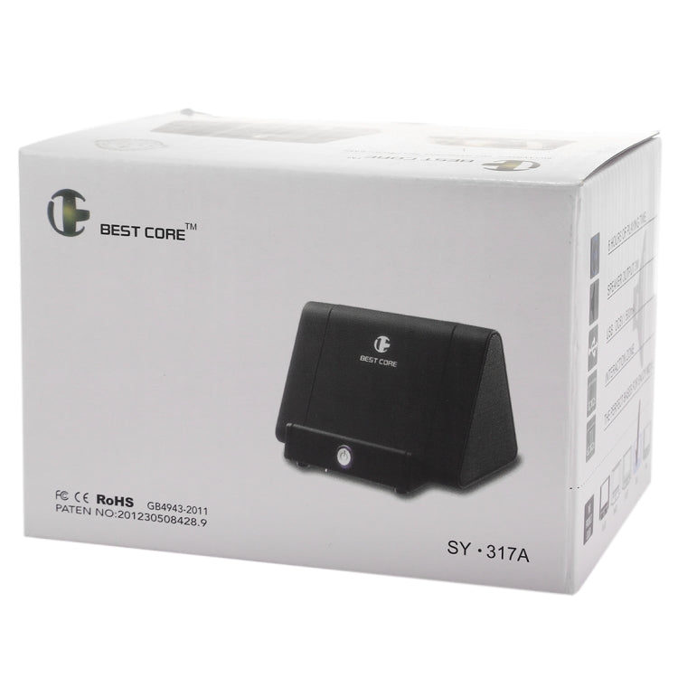 SY317A便攜手機支架無線感應音箱 支持免提通話 AUX IN