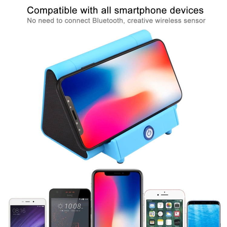 SY317A便攜手機支架無線感應音箱 支持免提通話 AUX IN