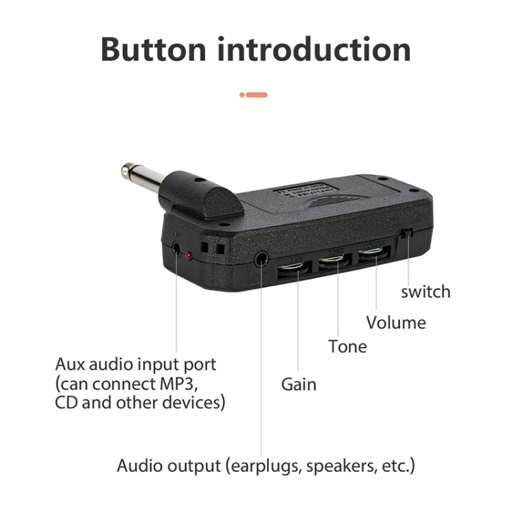 JOYO JA-03 英國Mashall音箱模擬迷你便捷式電吉他效果器