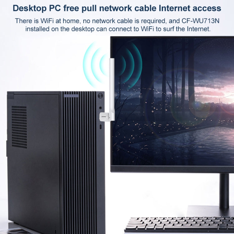 COMFAST CF-WU713N 300Mbps 無線網卡USB網絡適配器