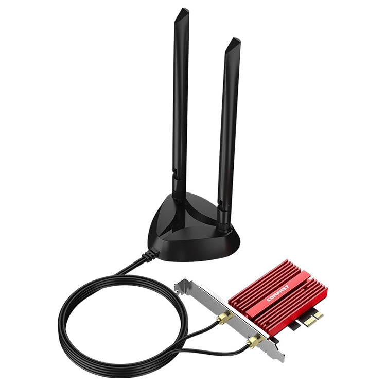 COMFAST CF-AX210 PLUS 5374Mbps 三頻+藍牙5.2 無線WiFi6E PCI-E網卡