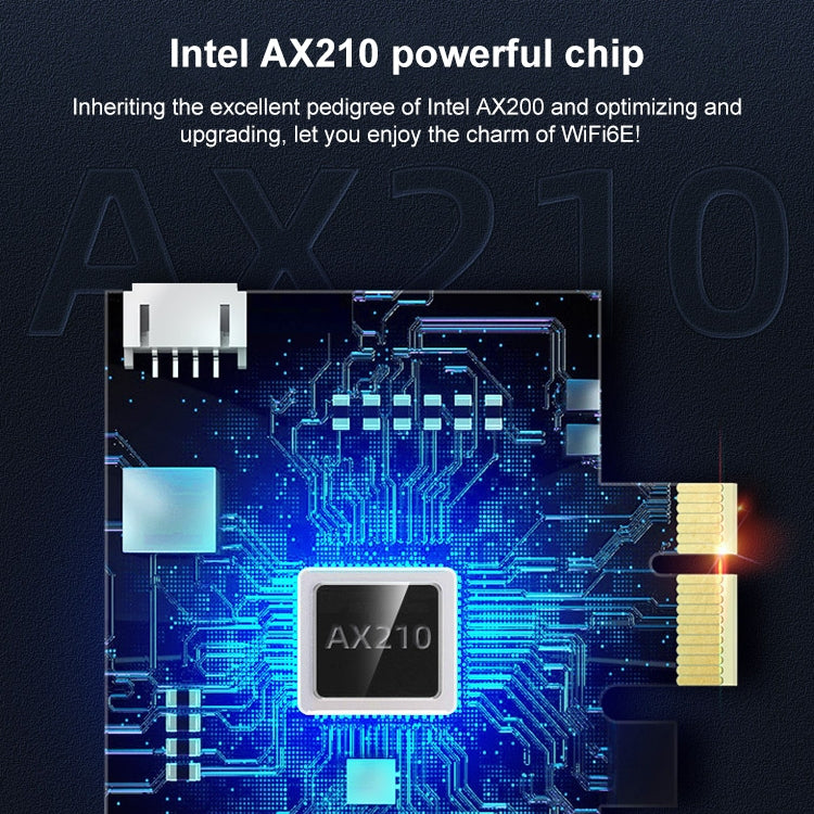 COMFAST CF-AX210 PRO 5374Mbps 三頻+藍牙5.2 無線WiFi6E PCI-E網卡帶散熱片