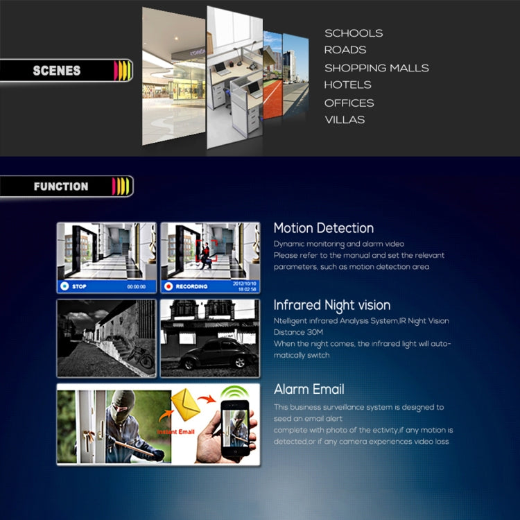 TV-637H2 / IP POE H.264 ++ 2MPPOE IP攝像機視頻監控攝像機