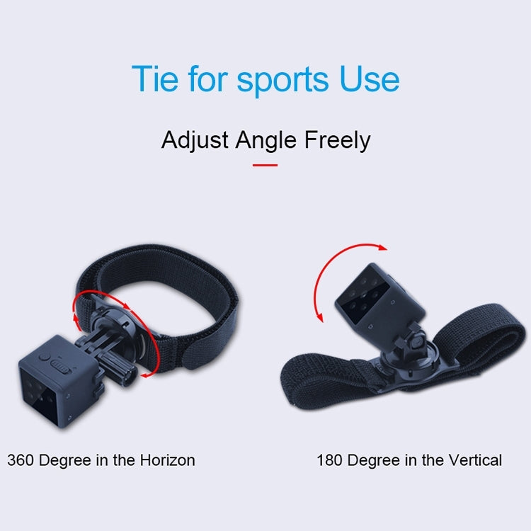 MD25 1080P可穿戴式智能高清攝像頭無線運動攝像機 支持紅外夜視/移動偵測/TF卡