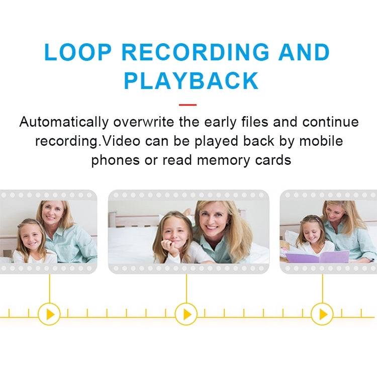 WD9 1080P WiFi網絡攝像頭遠程監控攝像機 支持移動偵測/紅外夜視/雙向語音對講