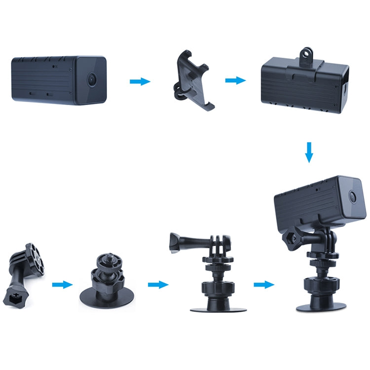 WD9 1080P WiFi網絡攝像頭遠程監控攝像機 支持移動偵測/紅外夜視/雙向語音對講