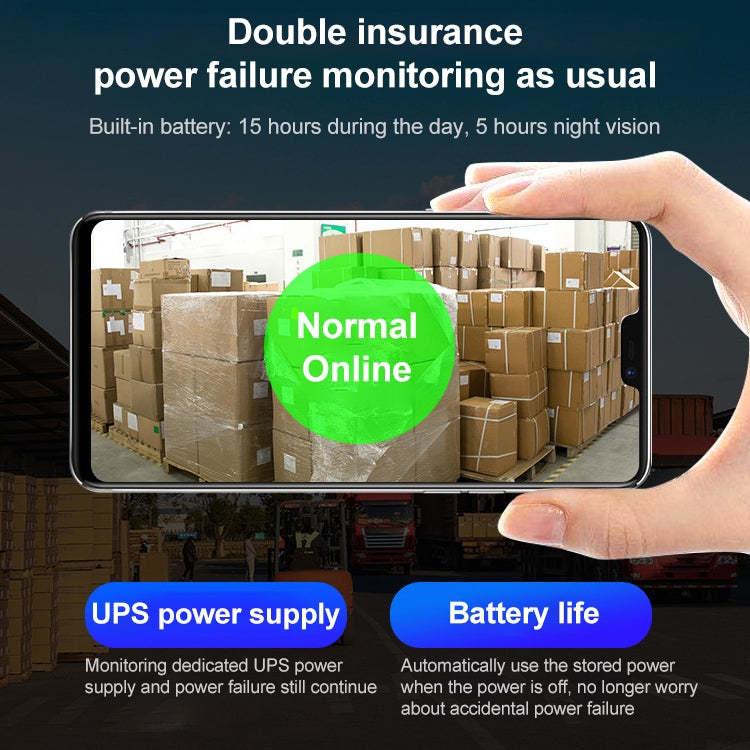 帝防DF-36Q 戶外高清監控攝像頭 支持語音對講&夜視&人形偵測&TF卡 WiFi+高清雲台旋轉+斷電續航 歐規