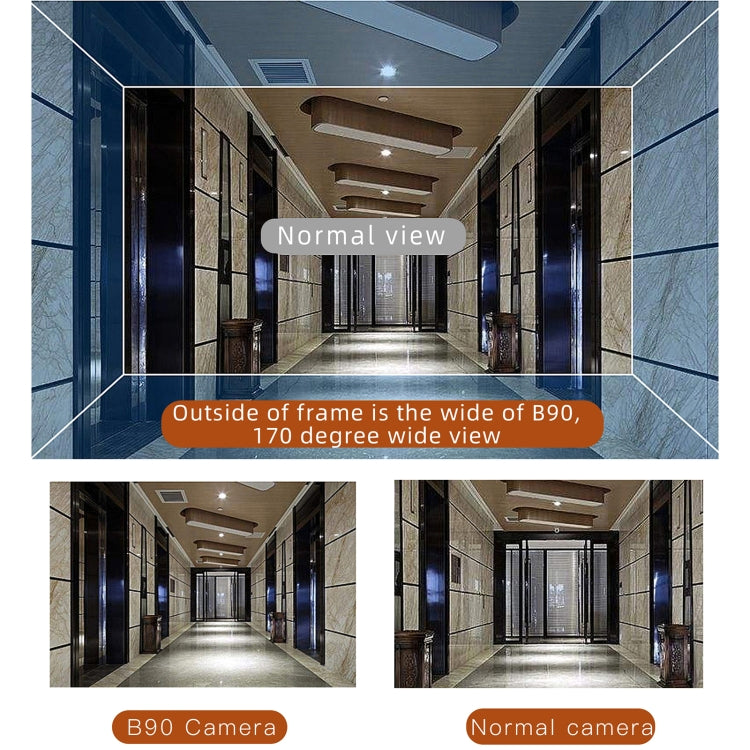 B90 低功耗電池監控攝像機 支持雙向對講 TF卡 PIR人體感應