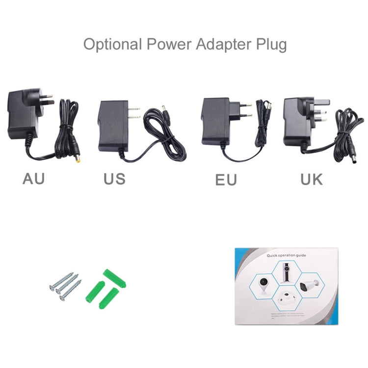 ESCAM Shark QP180 130萬像素WIFI高清網絡攝像機, 紅外距離10米