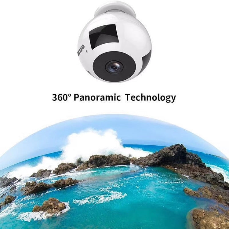 Anpwoo MN003 960P高清網絡攝像機 360度全景 支持移動偵測&紅外夜視&TF卡