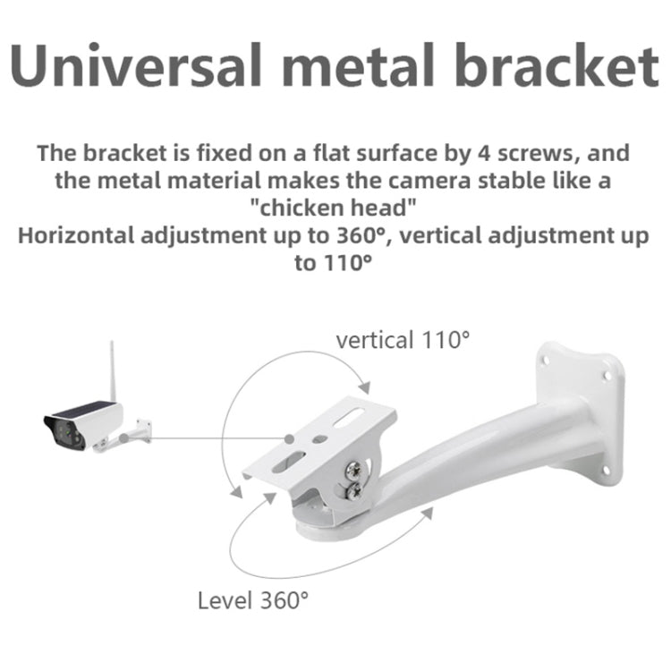 VESAFE Y4P 1080P 戶外高清1080P太陽能安防IP攝像機，支持運動檢測和PIR喚醒，IP66防水