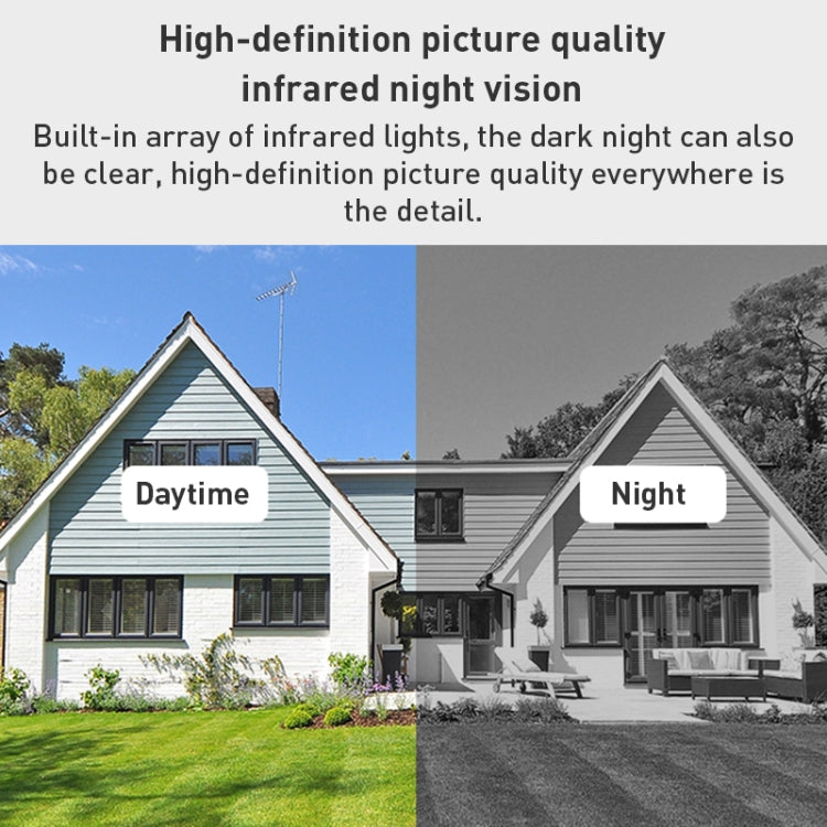 GH3 WiFi 夜視無線WIFI智能監控攝像頭 支持雙向語音 帶三腳架