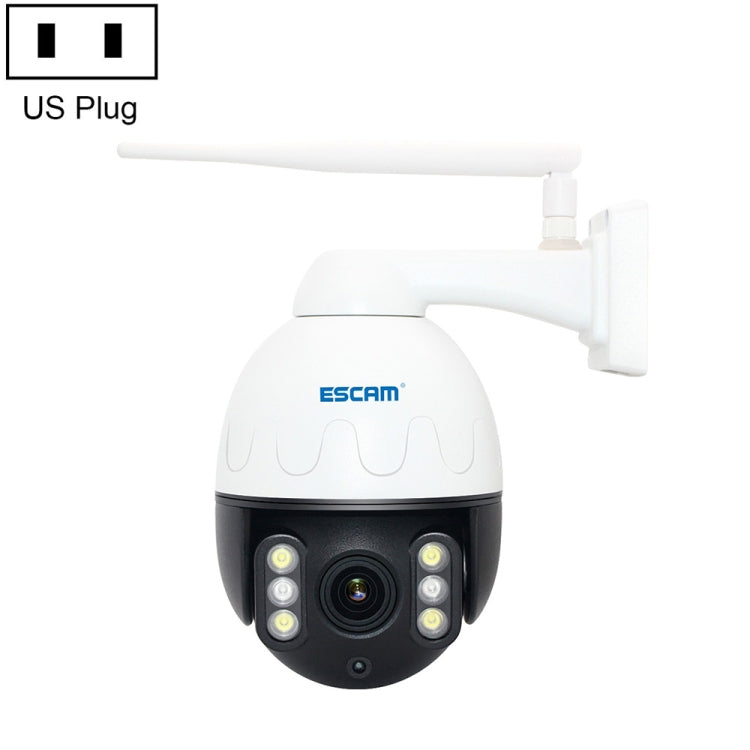 ESCAM Q5068 H.265 5MP 平移/傾斜/4X變焦 WiFi防水IP攝像機，支持Onvif兩路通話&夜視，澳規