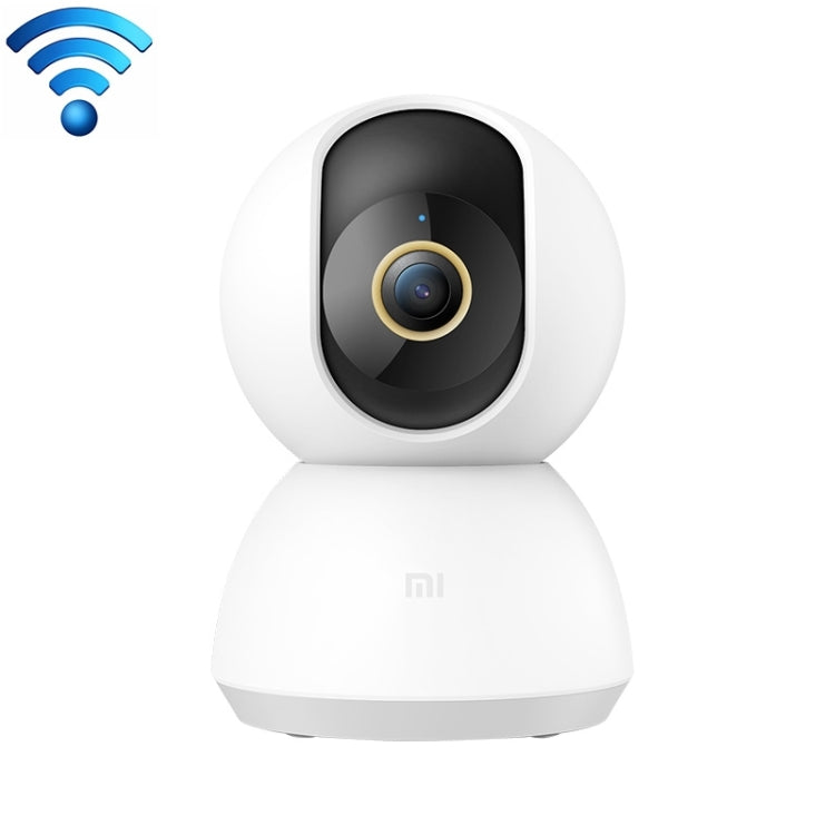 小米智能攝像機 雲台版2K 2.4GHz F1.4大光圈300萬像素Wifi智能攝像機，支持紅外夜視&AI人形偵測&雙向語音&32GB Micro SD卡，美規