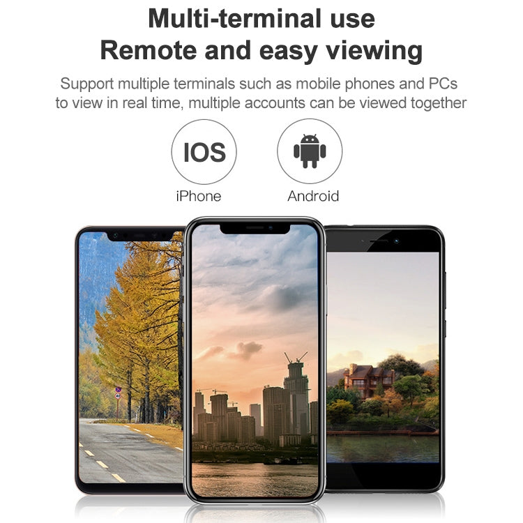T1-2 200萬像素 WiFi版本 IP67防水太陽能高清監控攝像頭不帶電池&內存，支持紅外夜視&移動偵測/報警&語音對講&手機監控