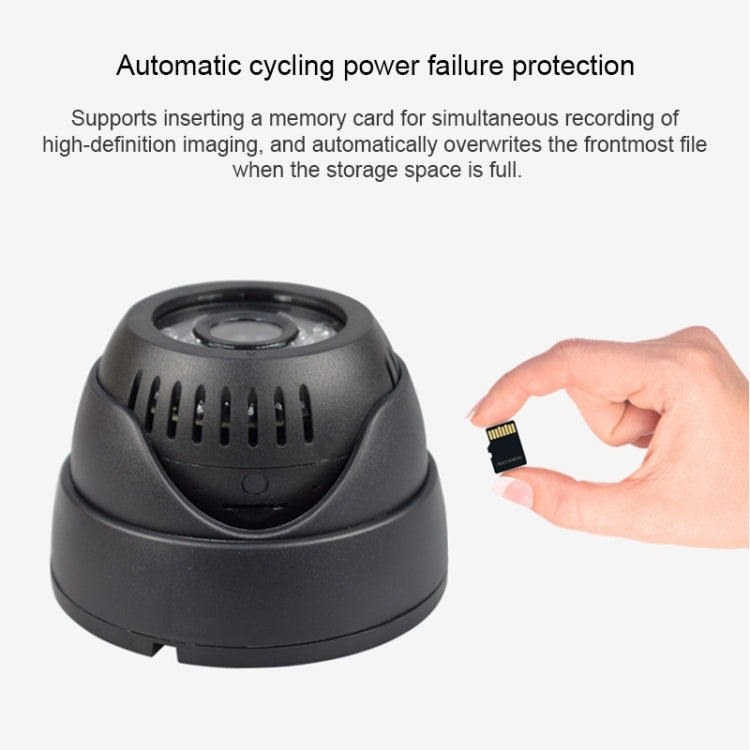 BQ2 100萬像素 插卡式半球高清監控攝像頭，支持紅外夜視&4-32GB TF卡