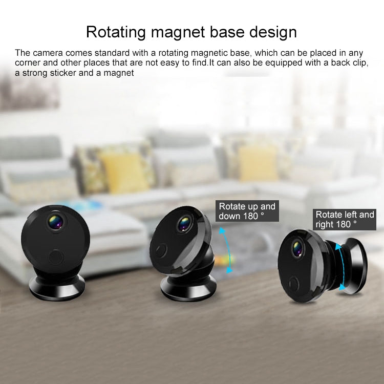 HDQ15 1080P高清WIFI迷你攝像機，支持紅外夜視&遠程監控