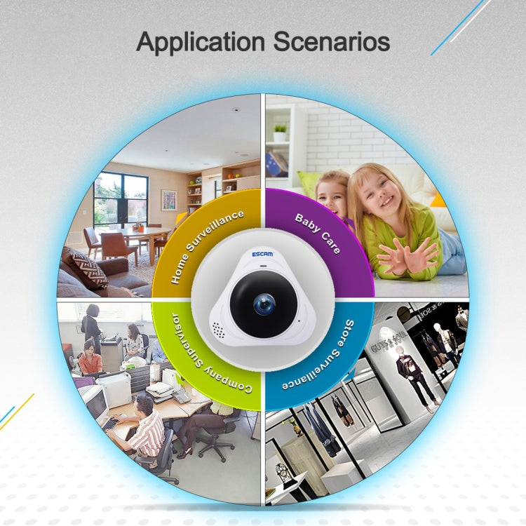 ESCAM Q8 130萬像素WIFI高清網絡攝像機, 紅外距離5-10米 , Q8 US Plug, Q8  AU Plug, Q8 EU Plug, Q8 UK Plug