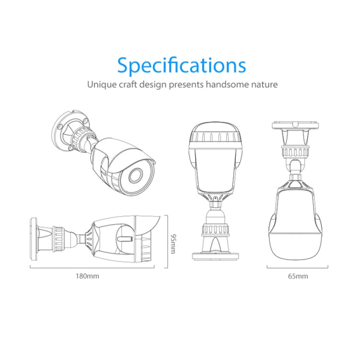 NEO NIP-56AI 室外防水無線WIFI監控IP攝像機 支持紅外夜視&手機遠程監控