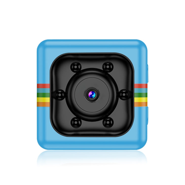 SQ11迷你 DV 1080P 6燈珠運動攝像機，帶支架，支持移動偵測&紅外夜視&TF卡