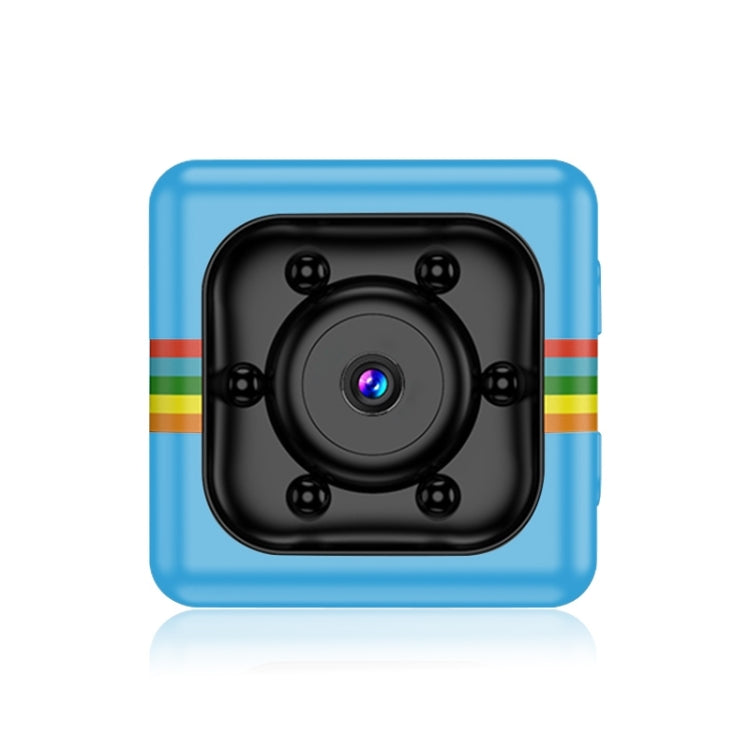 SQ11迷你 DV 480P 6燈珠運動攝像機，帶支架，支持移動偵測&紅外夜視&TF卡