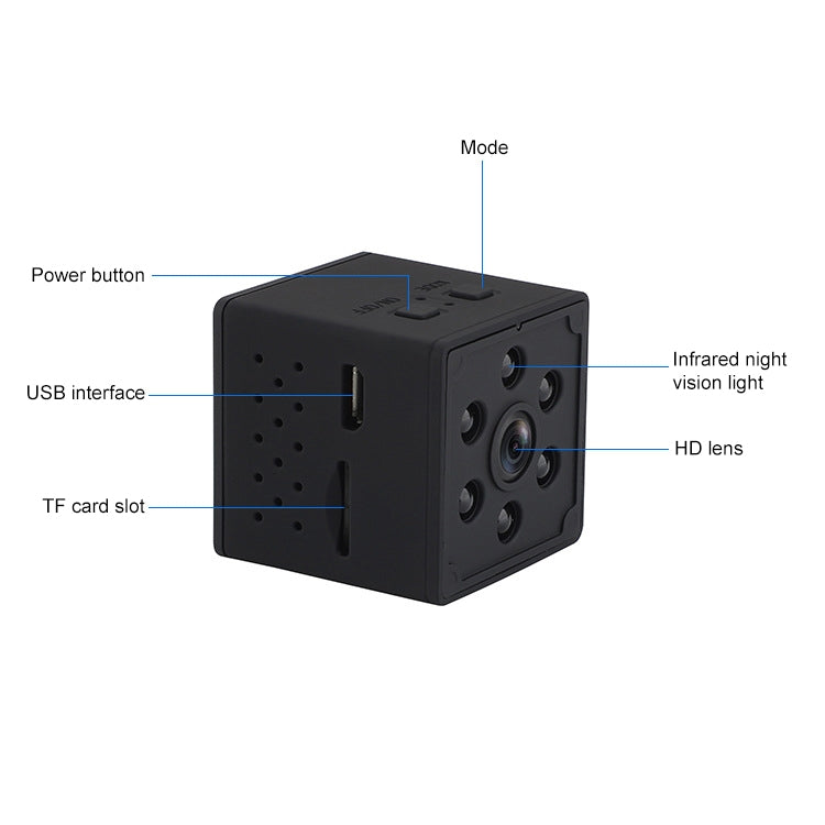 Q15 1080P高清智能家用WiFi攝像機 支持移動偵測&無光夜視&TF卡