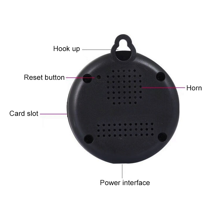 V380 1280X720P分辨率 監控攝像頭無線網絡攝像頭高清手機遠程監視器 掛鈎款