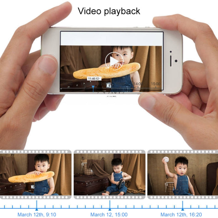 V380  720P無線攝像頭高清夜視智能wifi手機遠程看家看店監控器