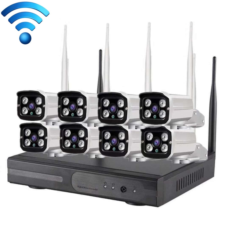 8路100萬無線套裝 4燈