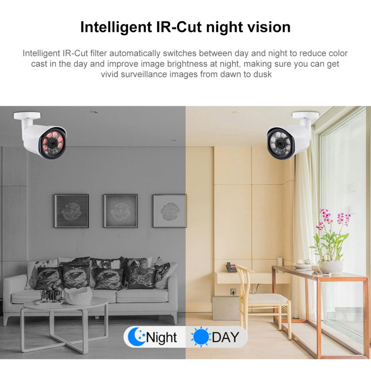 A4B3 / Kit 720P高清DVR監控系統防水CCTV攝像機，支持紅外夜視&P2P&QR碼遠程訪問