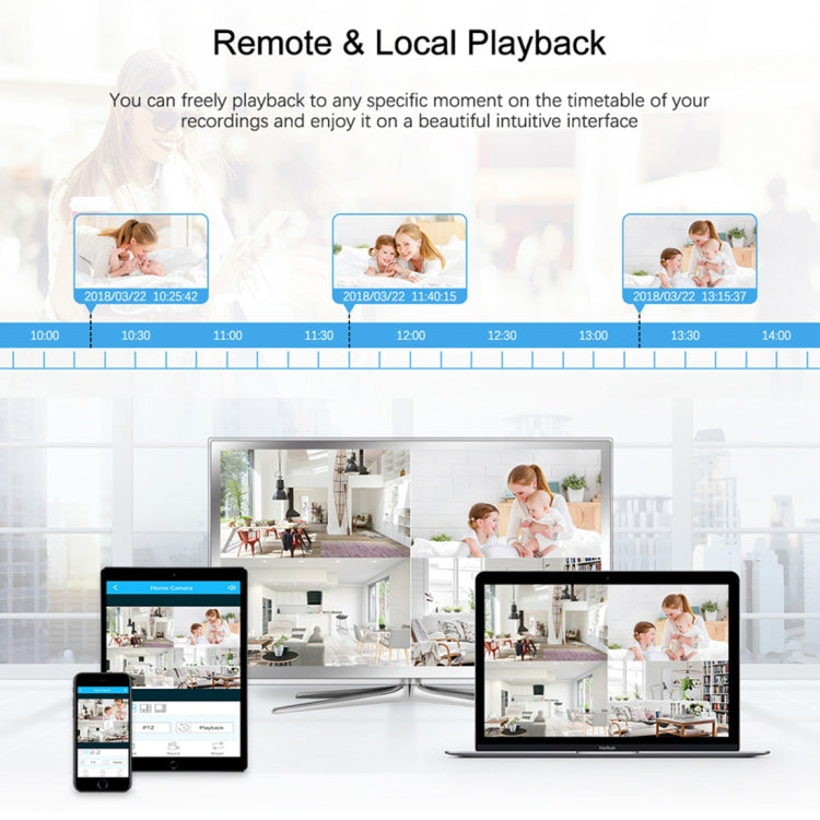 A8B3 / Kit 8CH 1080N 720P高清DVR監控系統防水攝像機，支持紅外夜視&P2P&手機遠程監控