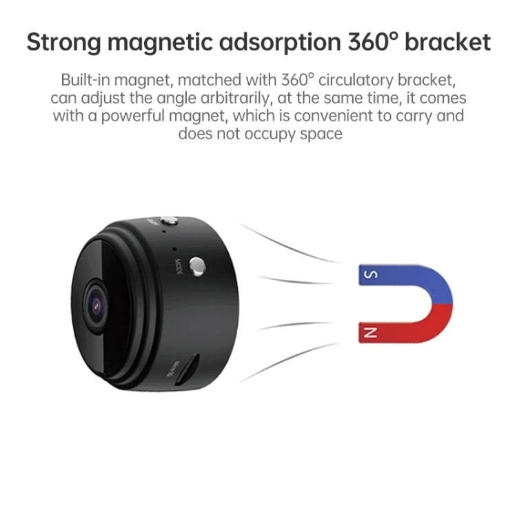 A9 720P Wifi Wireless Network Camera Wide-angle Recorder