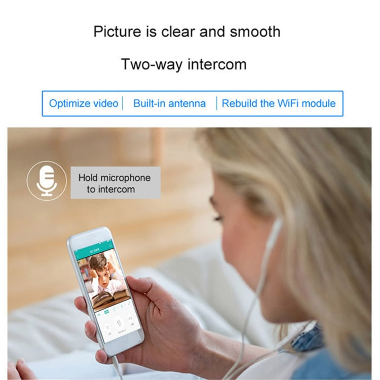 Anpwoo YT001 1/4 inch&#160;CMOS圖像傳感器 720P高清網絡攝像機 帶6顆紅外LED燈珠 支持移動偵測&夜視&TF卡