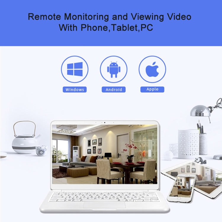 Anpwoo YT001 1/4 inch&#160;CMOS圖像傳感器 720P高清網絡攝像機 帶6顆紅外LED燈珠 支持移動偵測&夜視&TF卡