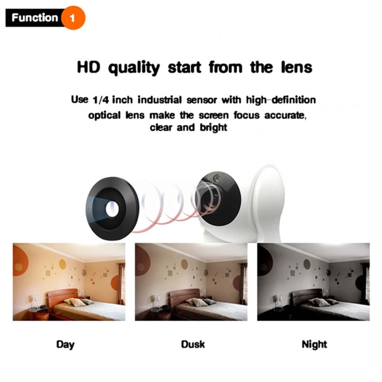 Anpwoo YT002 君正T10 720P高清網絡攝像機 帶11顆紅外LED燈珠 支持移動偵測&夜視&TF卡