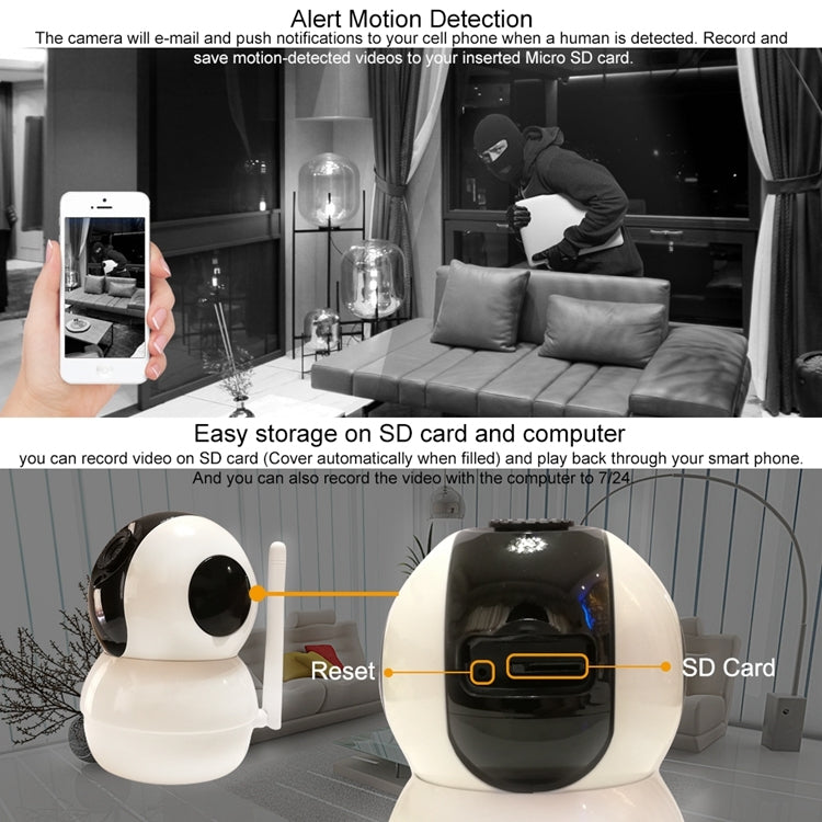 Anpwoo YT006 720P高清網絡攝像機 雄邁方案 支持移動偵測&紅外夜視&SD卡