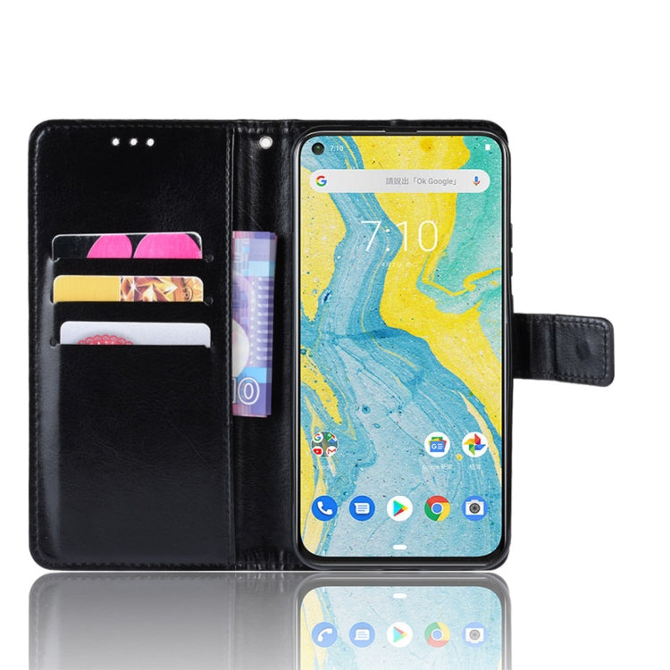 瘋馬紋左右開皮套適用於諾基亞X71帶支架和卡槽和錢包