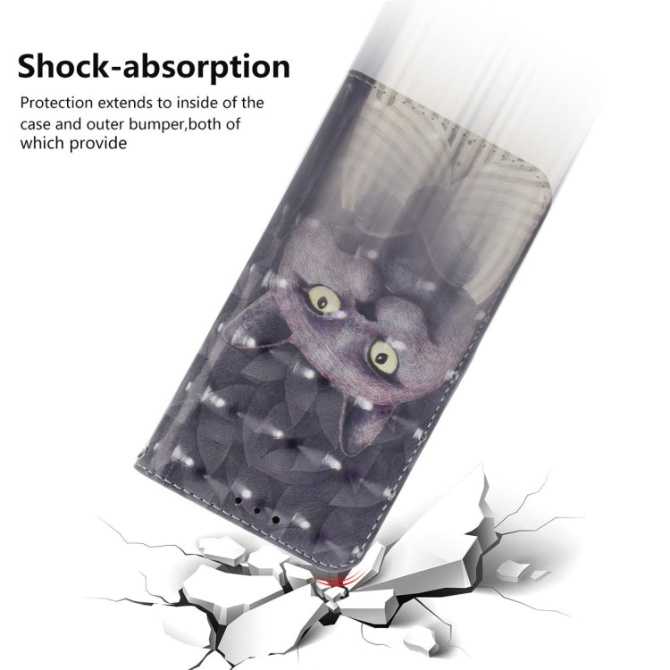 適用於諾基亞 3.2 3D彩繪懷抱貓圖案左右開皮套 帶支架&卡槽&錢包