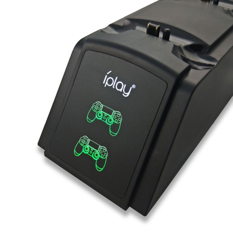 iplay 適用於PS4 雙充電基座支架/控制器充電支架適帶LED显示燈