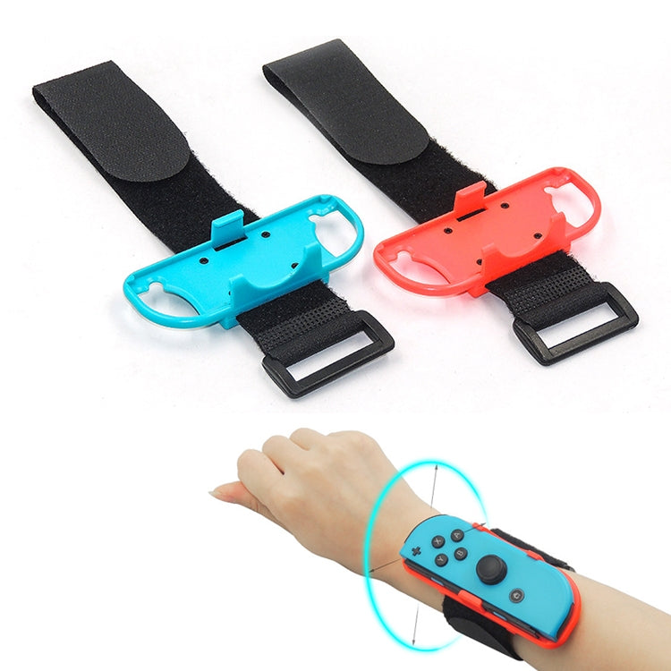 1對裝 可調節彈性舞蹈手腕帶，適用於Nintendo Switch
