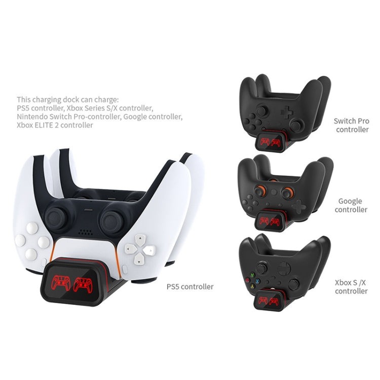 DOBE TYX-0613 雙手柄充電座適用於PS5 / Xbox Series X