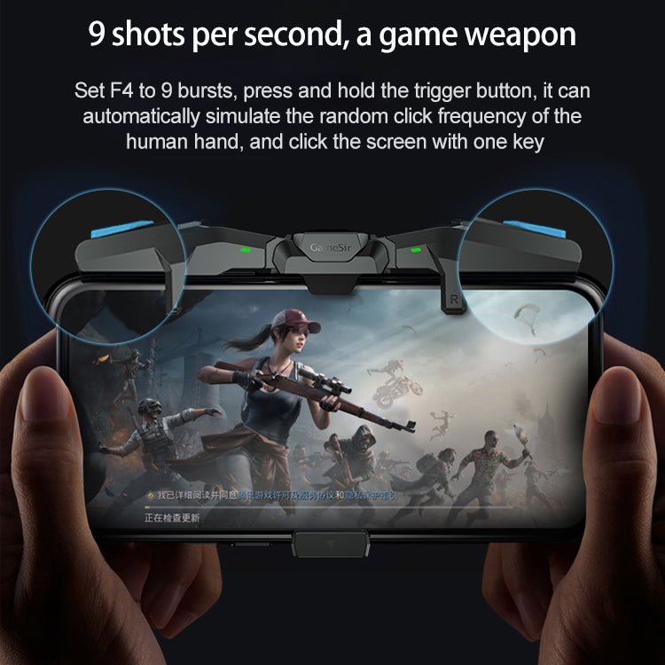 GameSir蓋世小雞 F4 摺疊款 鷹翼造型物理直連電容手機遊戲手柄 兼容IOS&安卓系統設備