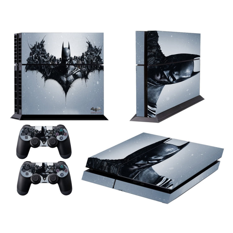 蝙蝠俠圖案 索尼 PS4 遊戲機時尚彩色保護膜炫彩貼紙, Batman Pattern