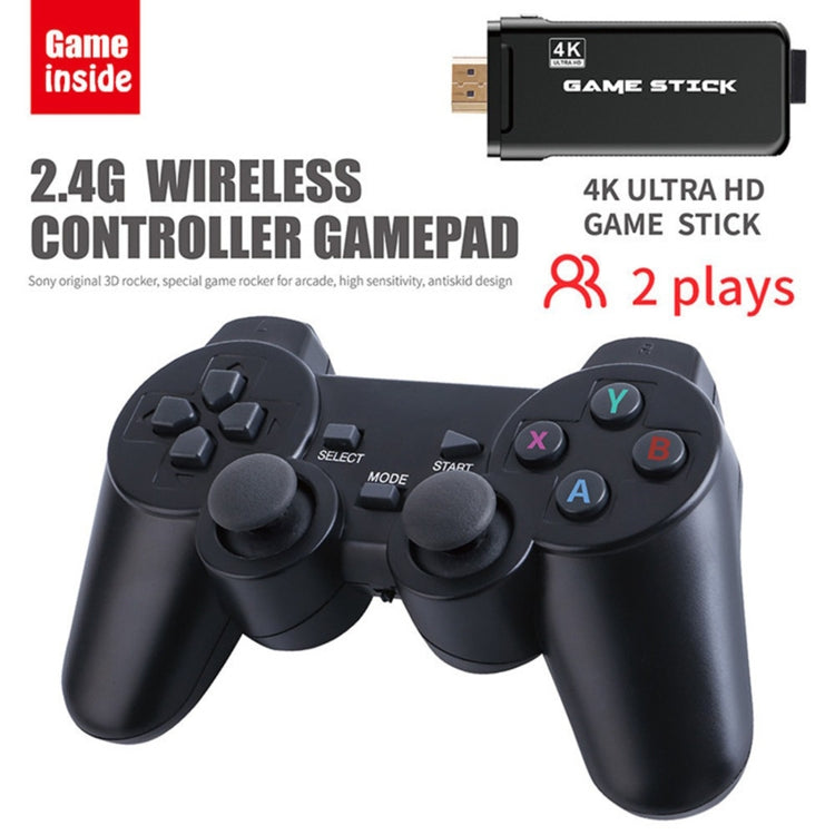 預裝10000+遊戲帶有2個無線遊戲手柄的PS3000 64GB 4K復古遊戲盤, 64GB