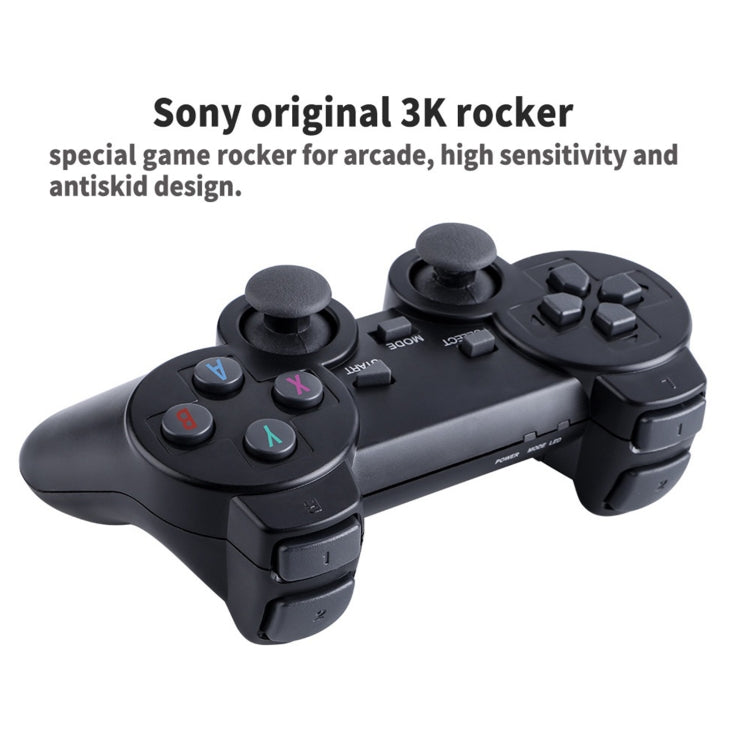 預裝3000+遊戲帶有2個無線遊戲手柄的PS3000 32GB 4K復古遊戲盤, 32GB
