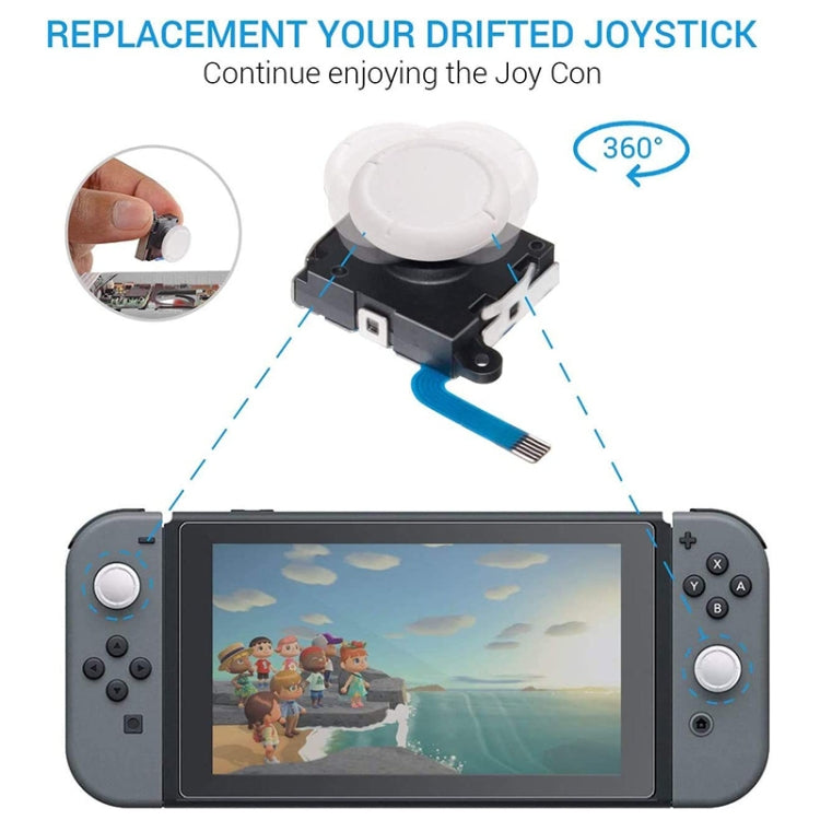 適用於任天堂Switch / Switch Lite 遊戲3D搖桿左右通用遙感操縱桿配件