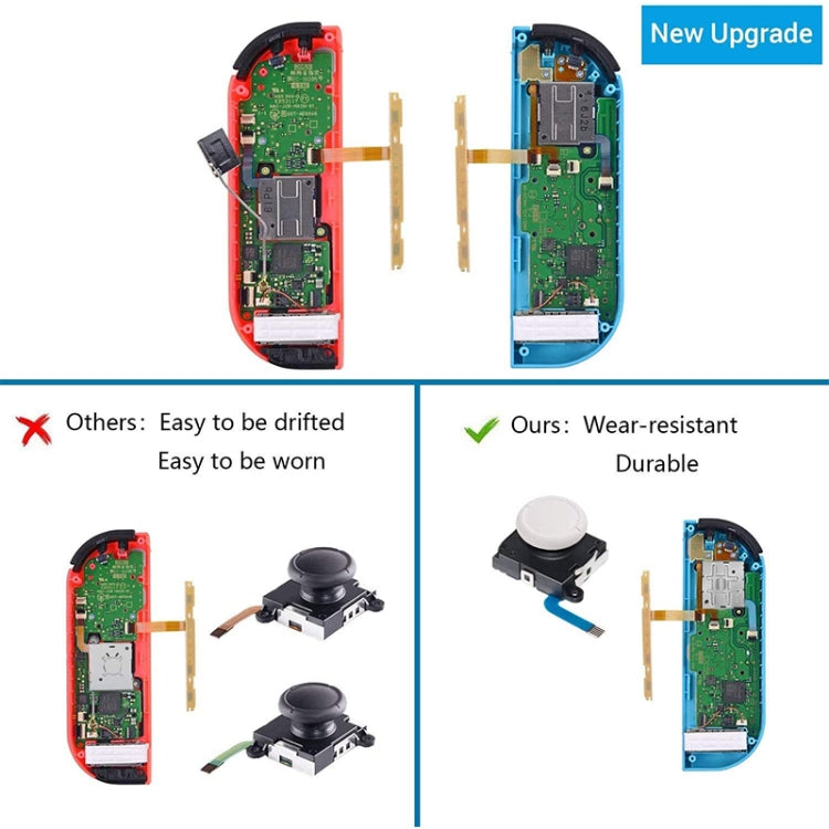 適用於任天堂Switch / Switch Lite 遊戲3D搖桿左右通用遙感操縱桿配件