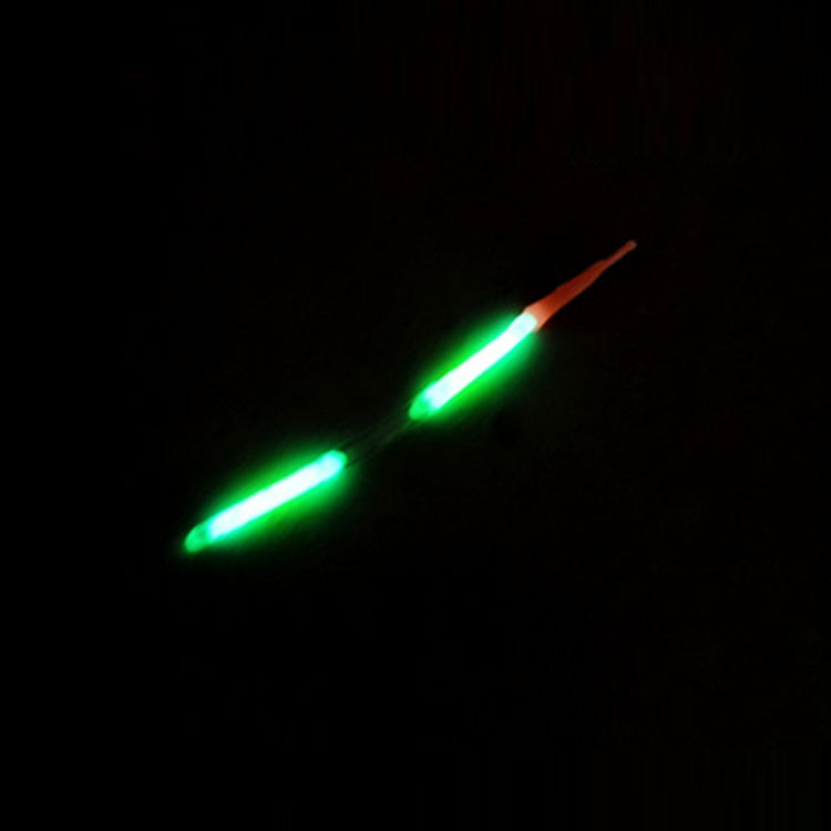 10包一賣 2隻裝歐申超細夜光魚漂 夜釣熒光棒 15m視距 2.2 x 20mm