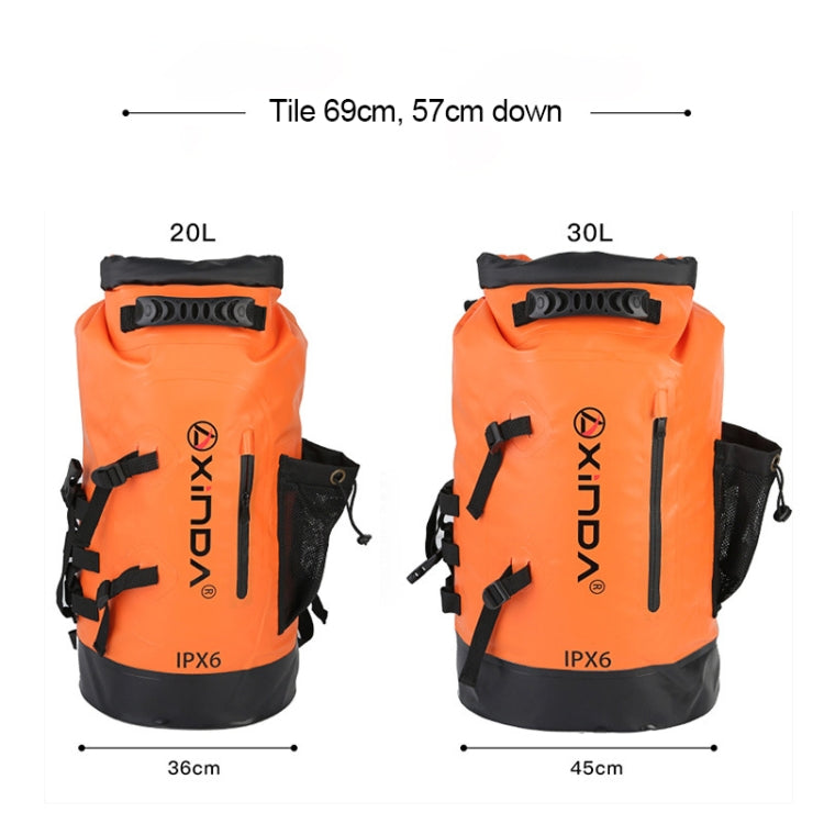 欣達 H-BAG03 戶外防水溯溪包雙肩收納登山包 30L