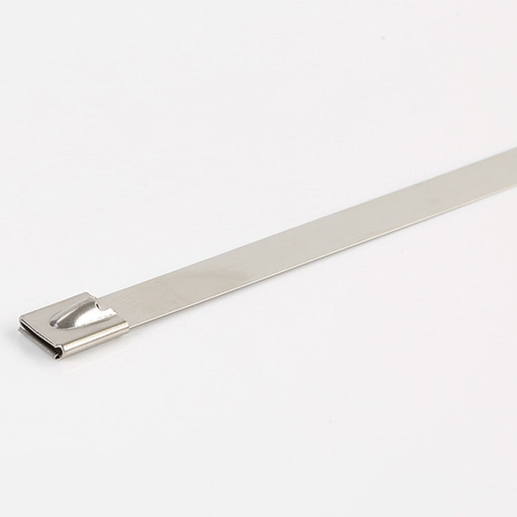 100個賣 4.6x350mm 不銹鋼自鎖船用電纜扎帶金屬捆紮